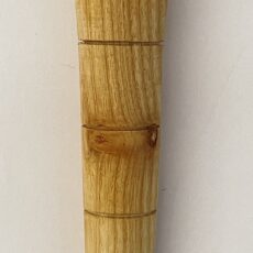 6” hand turned garden dibber. Ash wood.