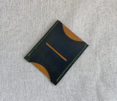 Grafton. Leather two pocket card holder
