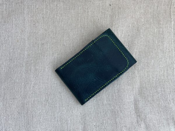 Hilcott. Leather seven pocket folding wallet - Image 4