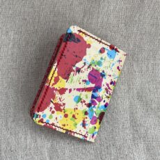 Chirton. Leather three pocket folding card holder