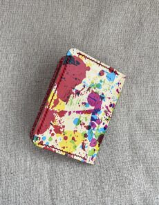Chirton. Leather three pocket folding card holder