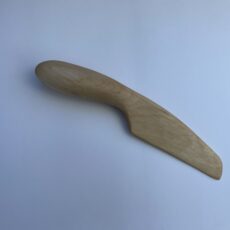 7” hand carved butter spreader. Birch with tung oil finish.