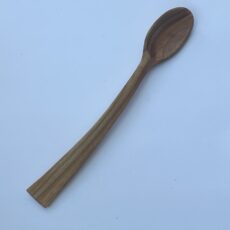 8” hand carved chutney spoon. Cherry with tung oil finish.